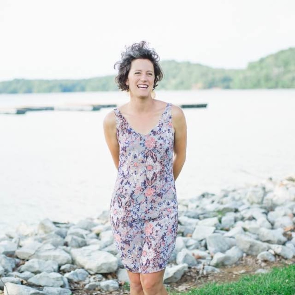 CAbi Fresco floral slip dress